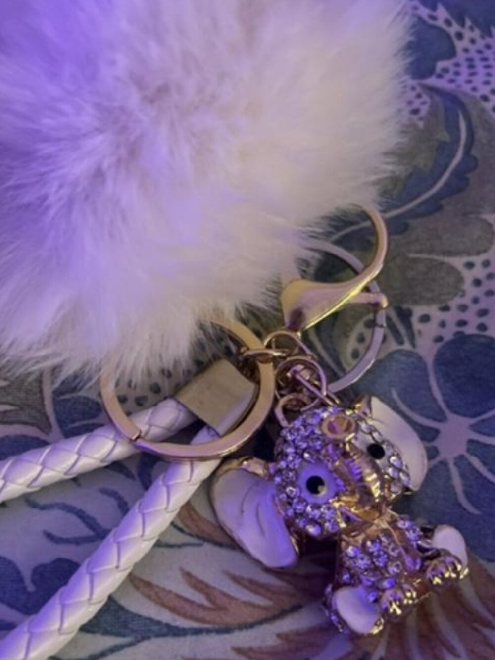 Elephant Bag Charm/Key Ring NWT